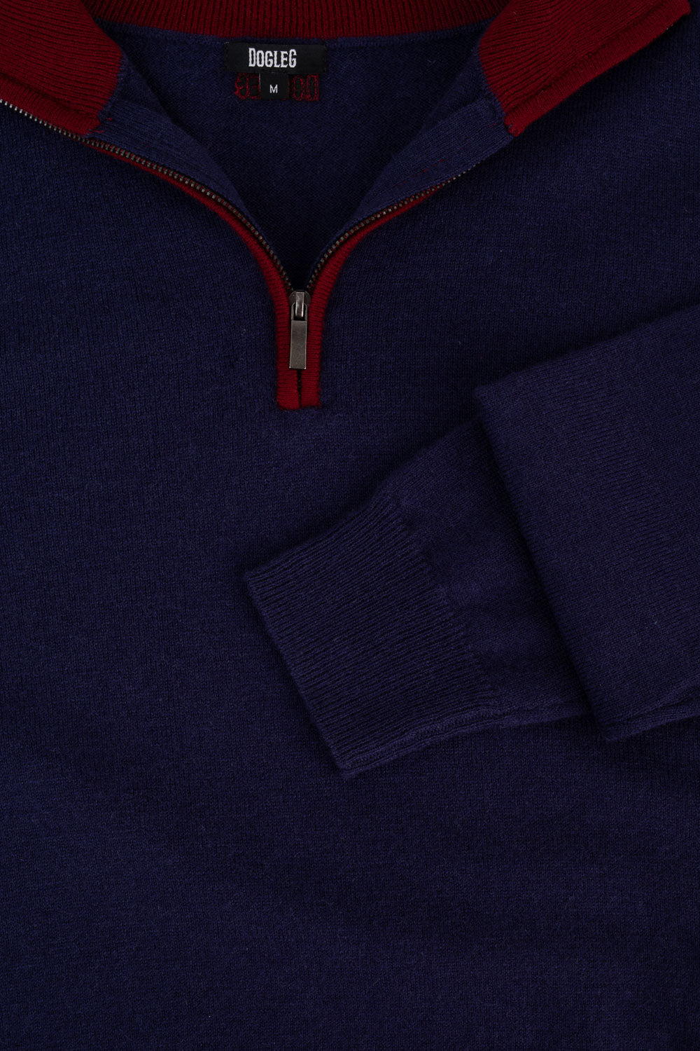 Pull en laine Dogleg — vêtement de golf chaud, léger et raffiné pour les journées fraîches