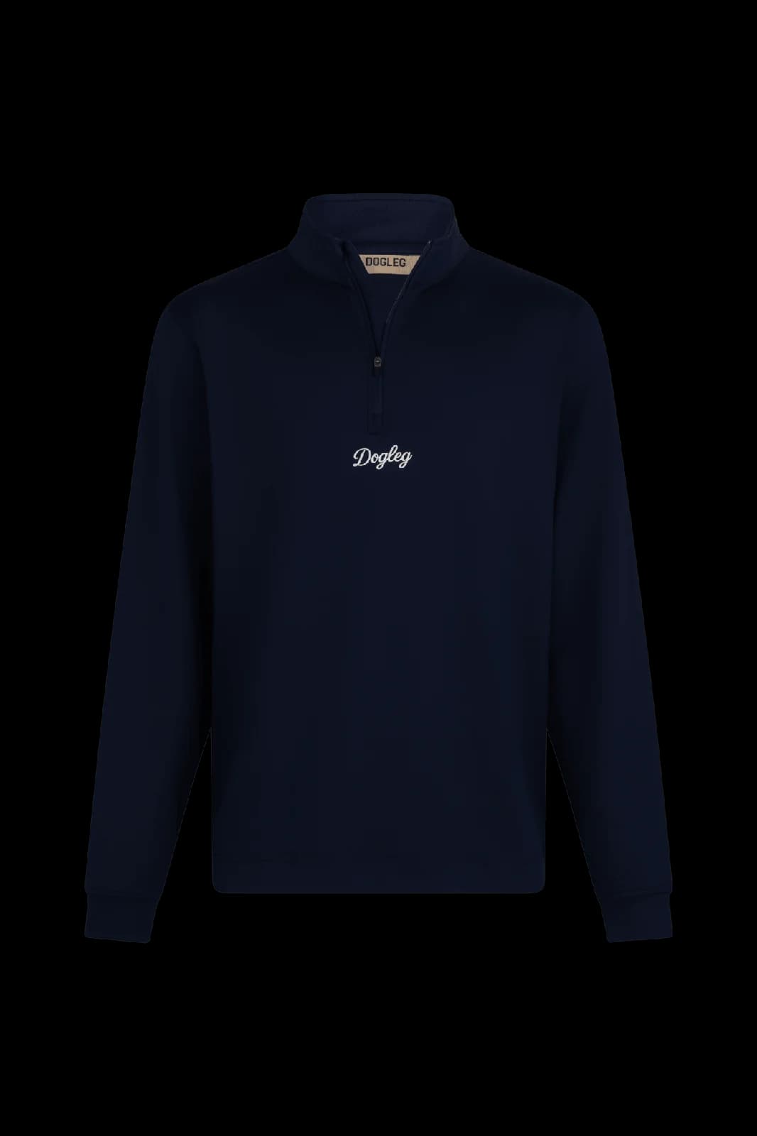Quarter zip blu navy della collezione Dogleg Links Edition