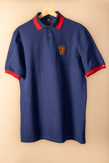 Polo "Stella" Bleu