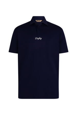 Dogleg Tailored Polo Links Edition — Navy, face