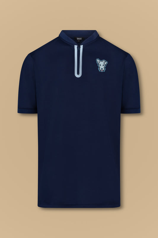 Polo "Work Hard" bleu