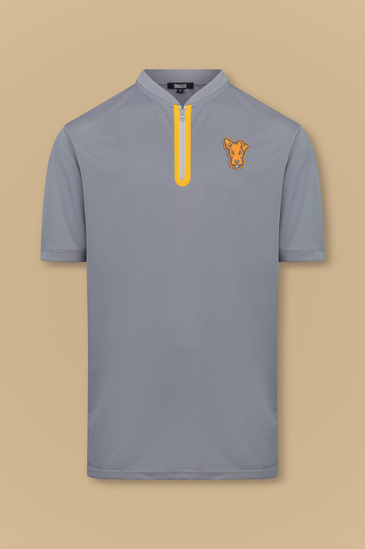 Polo "Work Hard" gris