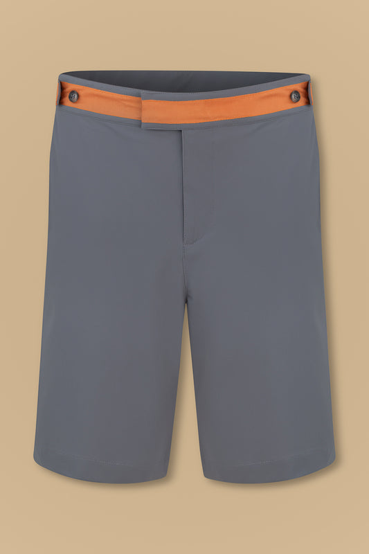 Short "Work Hard" gris