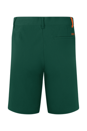 Dogleg kids Featherweight Shorts green back view lightweight golf shorts