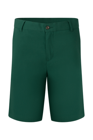 Dogleg kids Featherweight Shorts green front view lightweight golf shorts