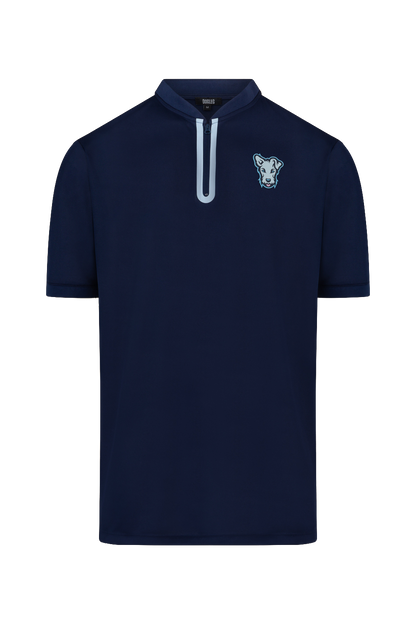 Polo "Work Hard" bleu