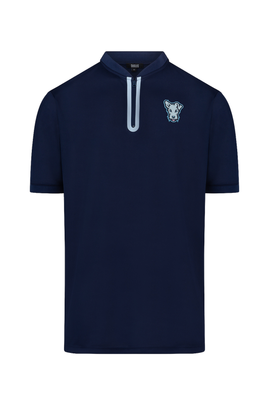 Polo "Work Hard" bleu