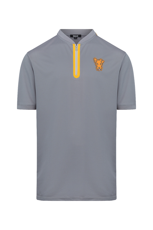 Polo "Work Hard" gris