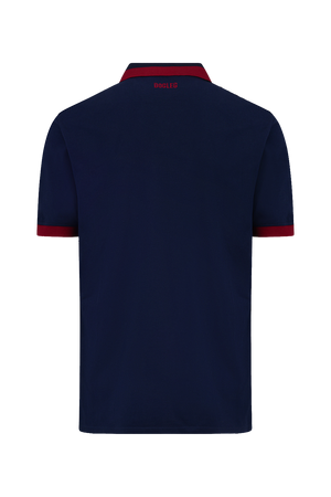 Polo de golf Dogleg Stella crème porté par un golfeur — coupe technique, golf Suisse