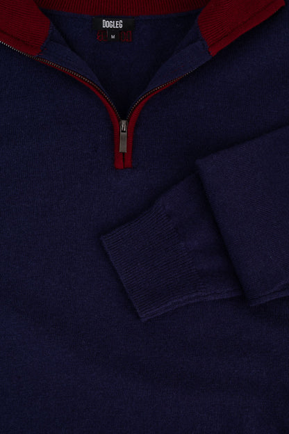 Pull en laine Dogleg — vêtement de golf chaud, léger et raffiné pour les journées fraîches