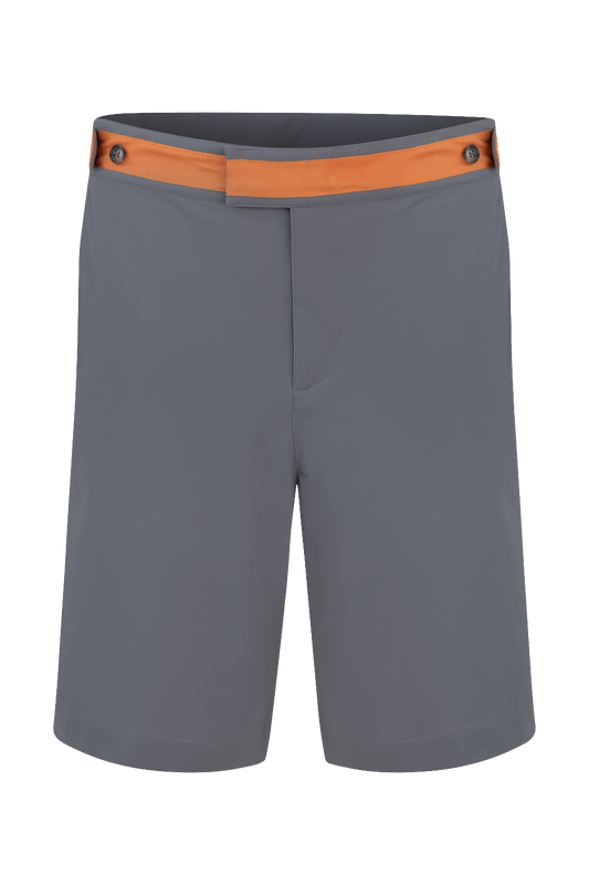 Short "Work Hard" gris