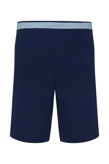 Short "Work Hard" bleu