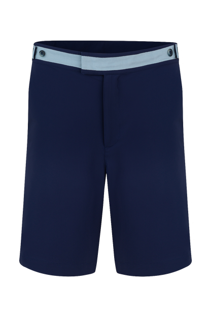 Short "Work Hard" bleu