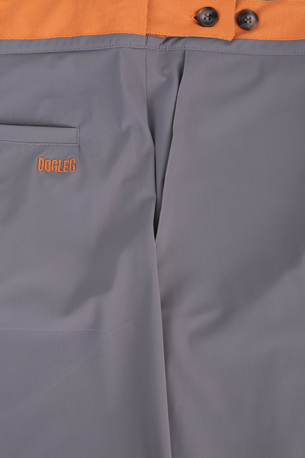 short de golf gris Dogleg — tissu respirant et élégant pour golfeur suisse