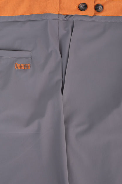 short de golf gris Dogleg — tissu respirant et élégant pour golfeur suisse