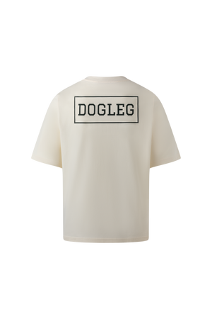 T-shirt de golf Dogleg pour homme, écru — t-shirt coton golf Suisse