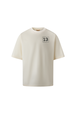 T-shirt de golf Dogleg pour homme, écru — t-shirt coton golf Suisse